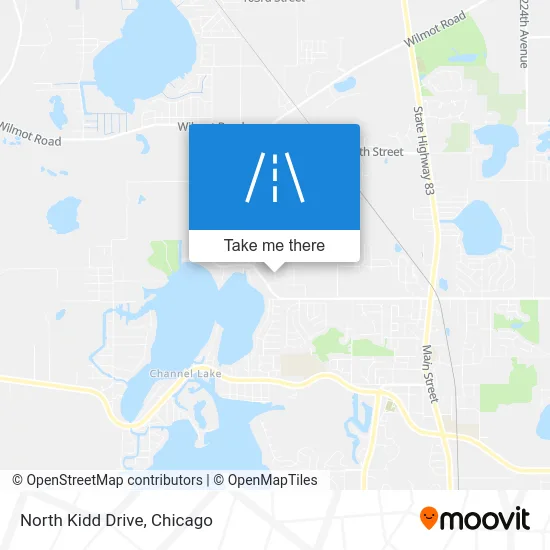 North Kidd Drive map