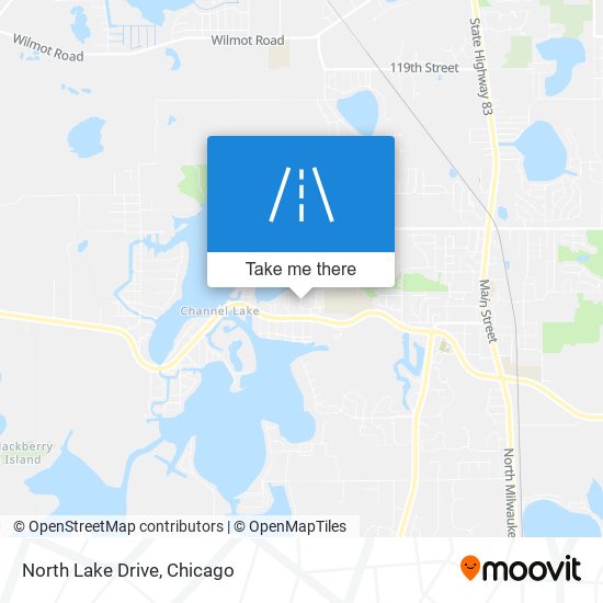 Mapa de North Lake Drive