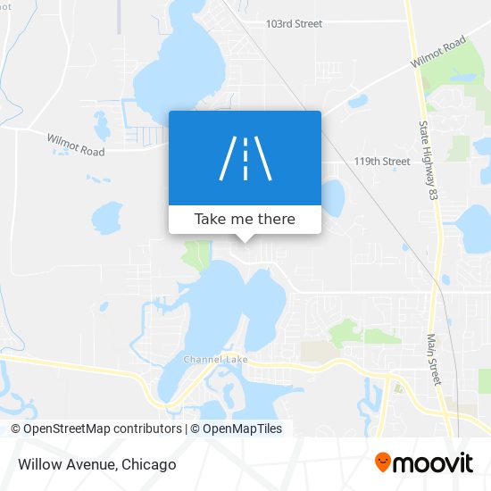 Willow Avenue map