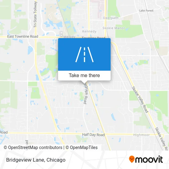 Bridgeview Lane map