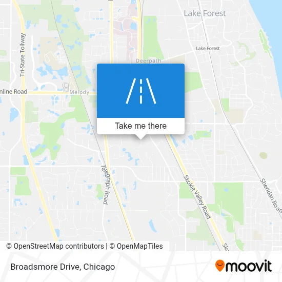 Broadsmore Drive map