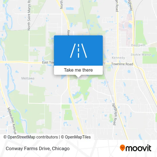 Conway Farms Drive map