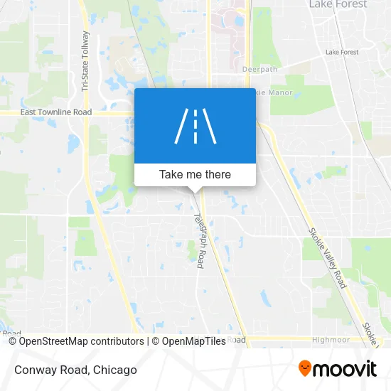 Conway Road map
