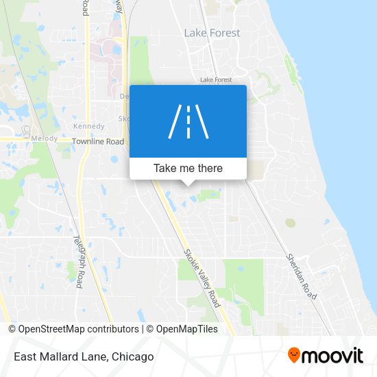 East Mallard Lane map