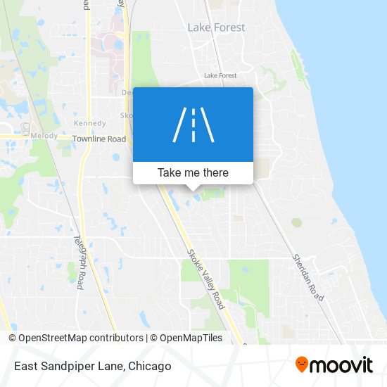 Mapa de East Sandpiper Lane