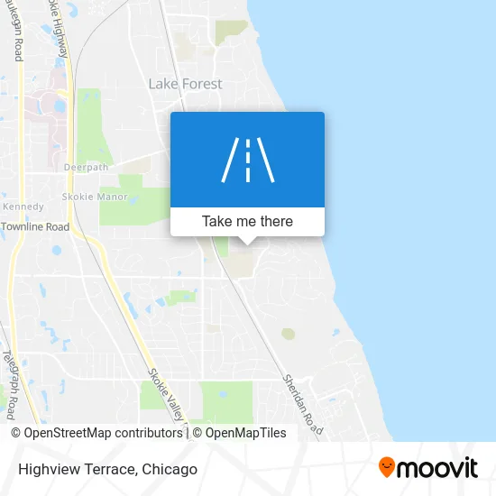 Highview Terrace map