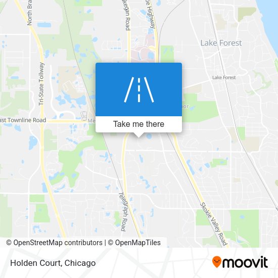 Mapa de Holden Court