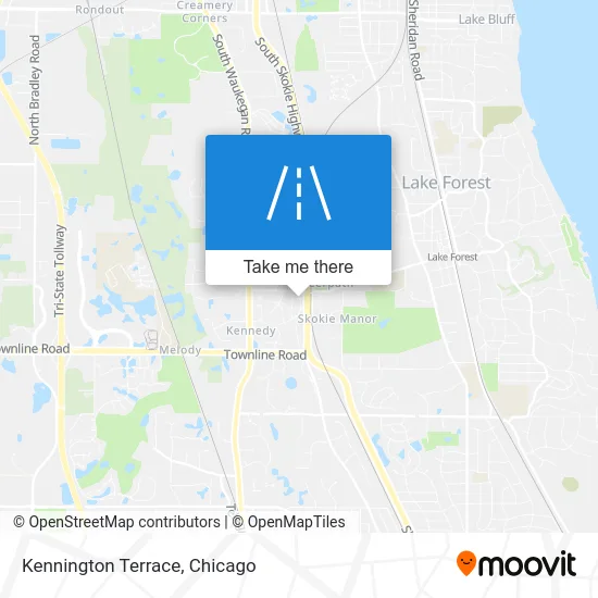 Kennington Terrace map