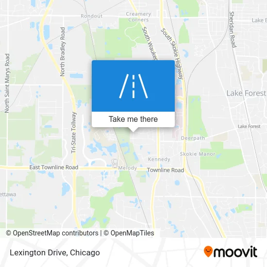 Lexington Drive map