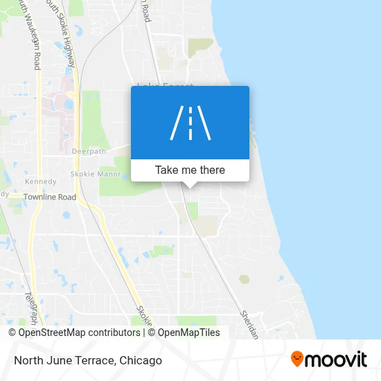 North June Terrace map