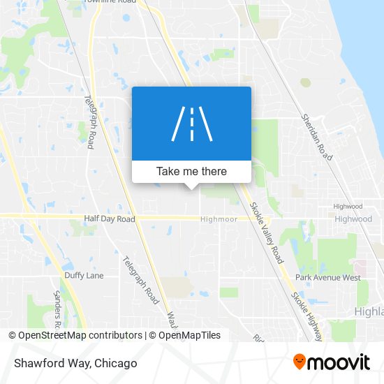 Shawford Way map