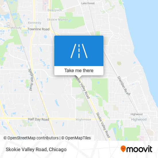 Skokie Valley Road map