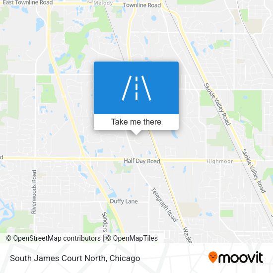 Mapa de South James Court North