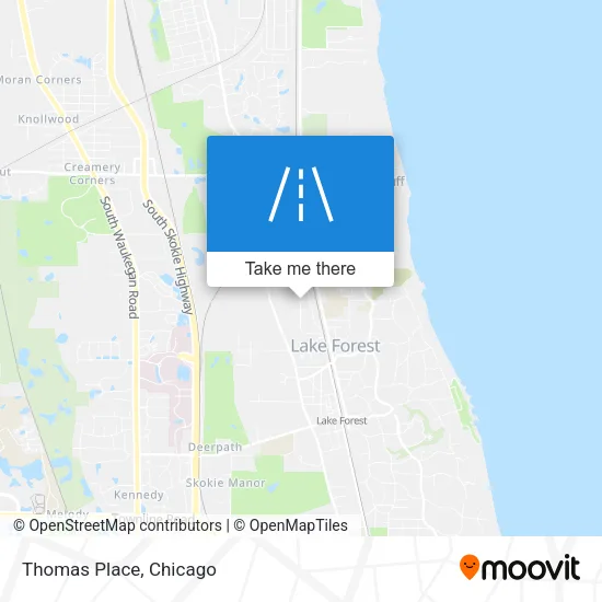Thomas Place map
