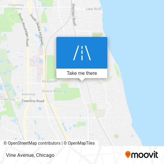 Vine Avenue map
