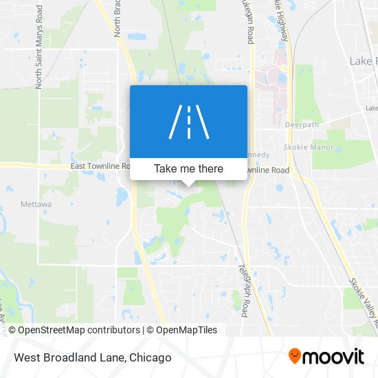 West Broadland Lane map