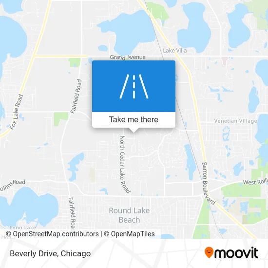 Beverly Drive map