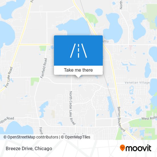 Breeze Drive map