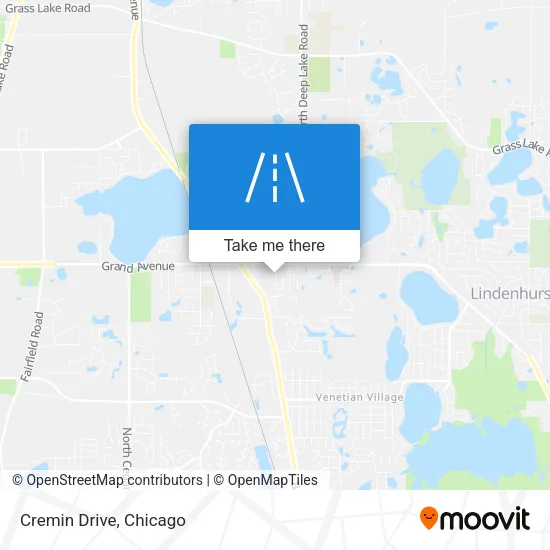 Cremin Drive map