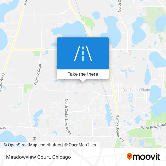 Meadowview Court map