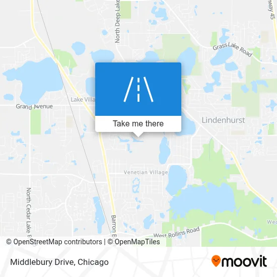 Middlebury Drive map