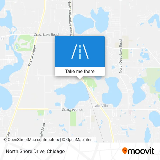 North Shore Drive map