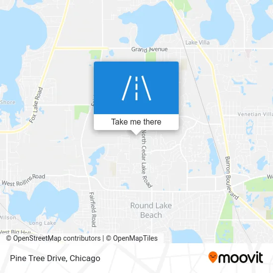 Pine Tree Drive map