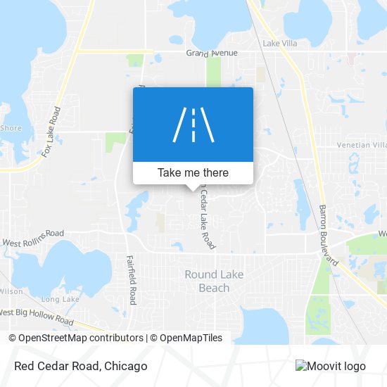 Mapa de Red Cedar Road