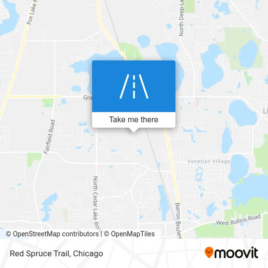 Red Spruce Trail map