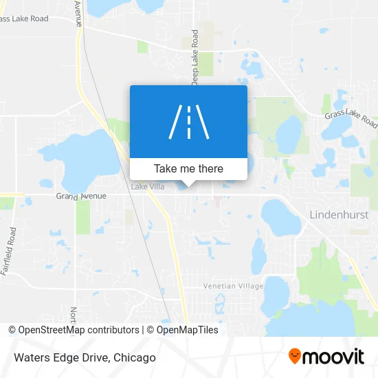 Waters Edge Drive map