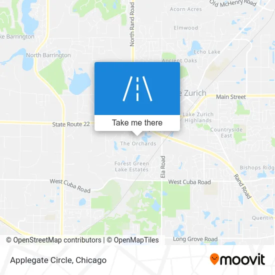 Applegate Circle map