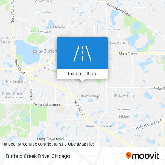 Buffalo Creek Drive map