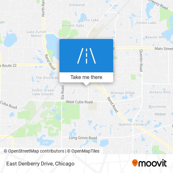 Mapa de East Denberry Drive