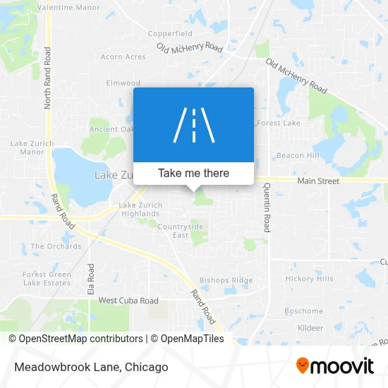 Meadowbrook Lane map