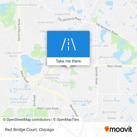 Red Bridge Court map