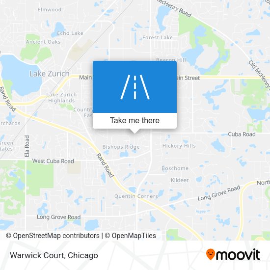 Mapa de Warwick Court