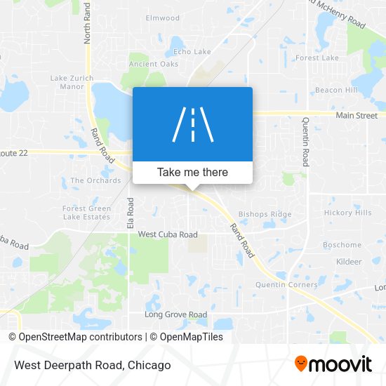 Mapa de West Deerpath Road