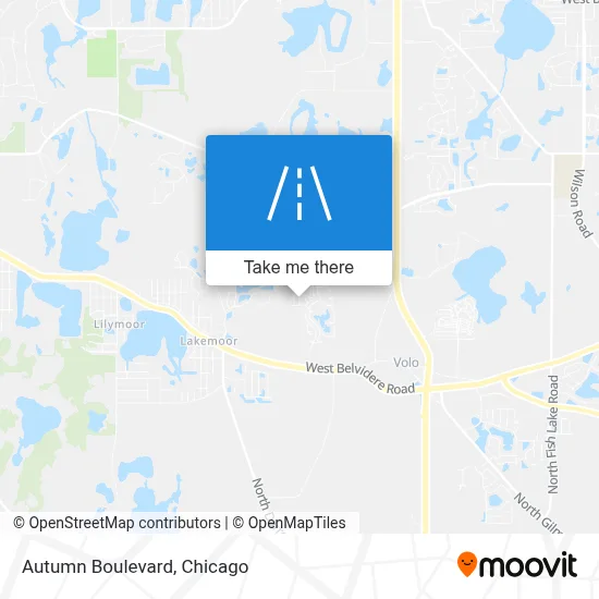 Autumn Boulevard map