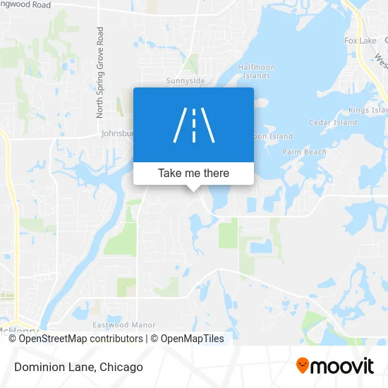 Dominion Lane map