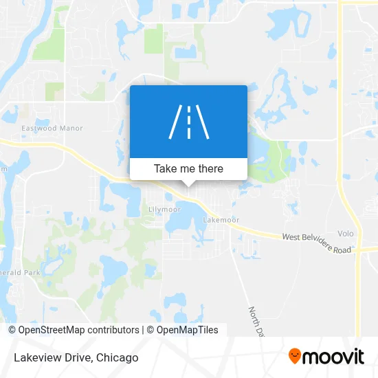 Lakeview Drive map