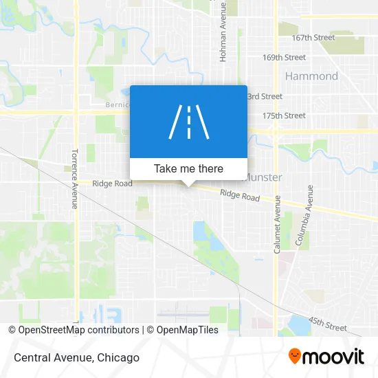 Central Avenue map