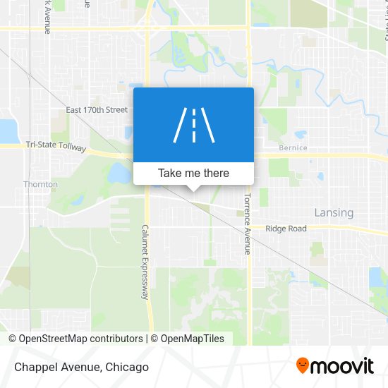 Mapa de Chappel Avenue