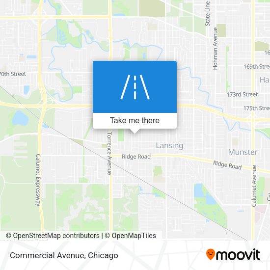 Mapa de Commercial Avenue