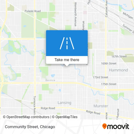 Community Street map