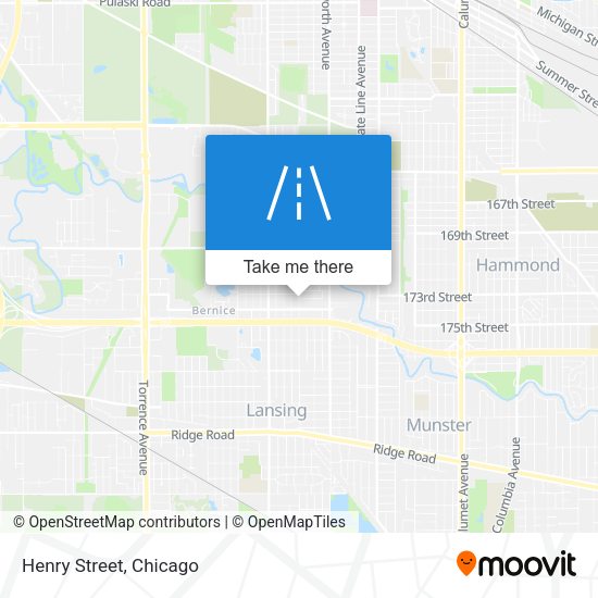 Mapa de Henry Street