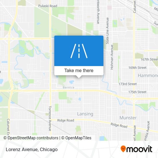 Mapa de Lorenz Avenue