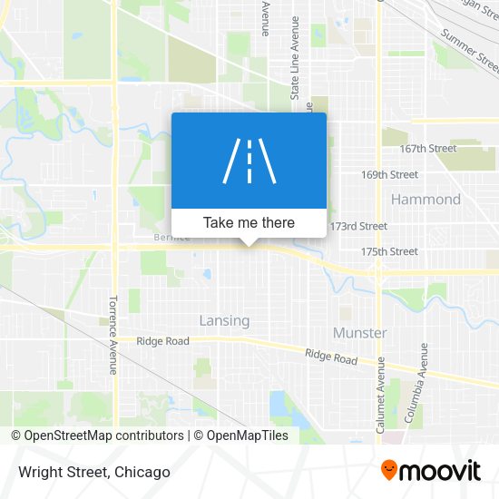 Mapa de Wright Street