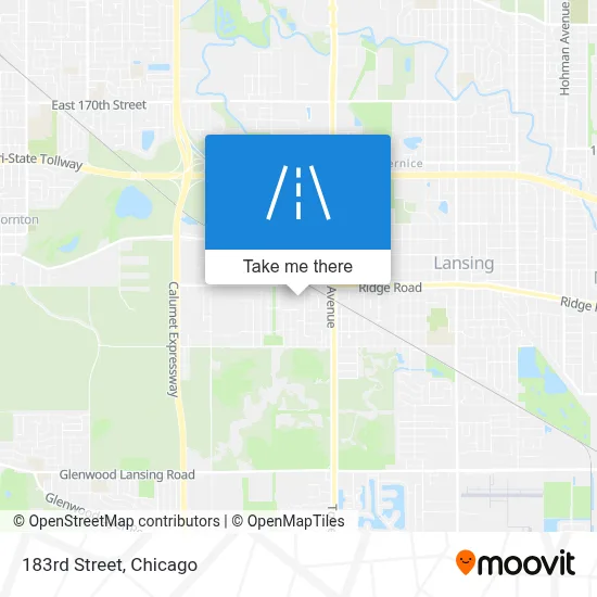 183rd Street map