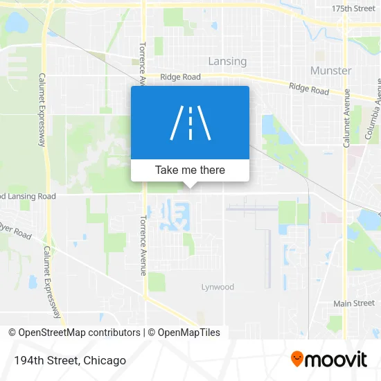 194th Street map