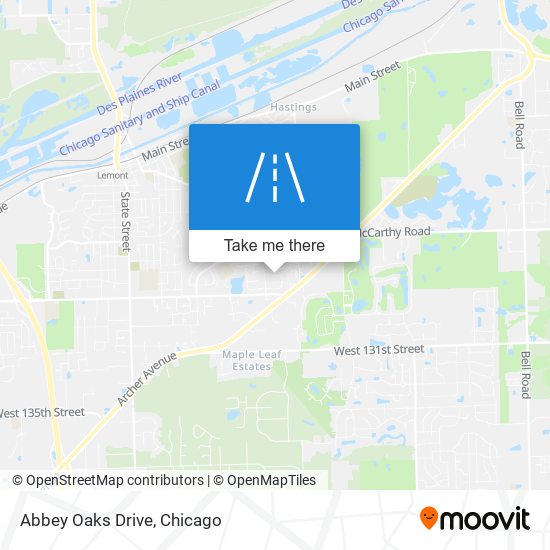 Abbey Oaks Drive map